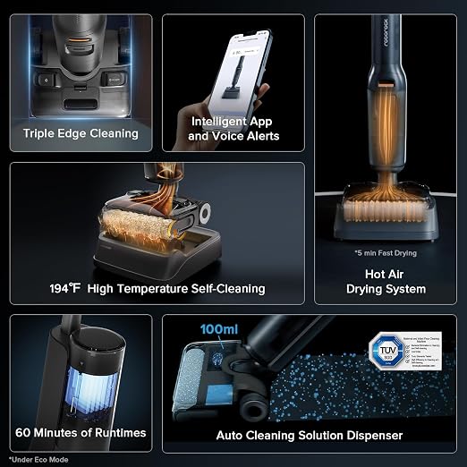 F25 ACE Combo Wet Dry Vacuum Cleaner, 5-in-1 Cordless Stick Vacuum Mop, Smart Hard Floor Washer with 180° Lie-Flat, alternate