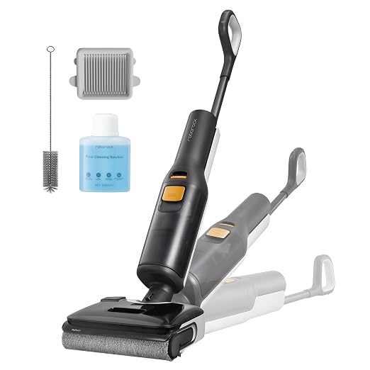 F25 BX Wet Dry Vacuum Cleaner, Cordless Vacuum Mop All in One with 20000Pa, 194°F Hot Air Flash Drying & Self Cleaning