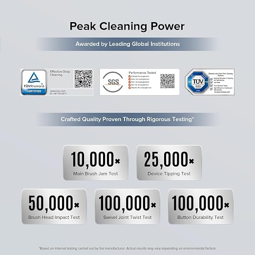 F25 BX Wet Dry Vacuum Cleaner, Cordless Vacuum Mop All in One with 20000Pa, 194°F Hot Air Flash Drying & Self Cleaning