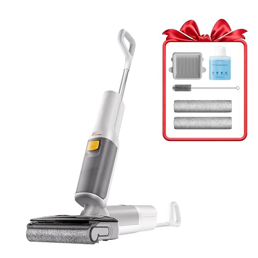 F25 GT Set Wet Dry Vacuum Mop, Wet Dry Vacuum Cleaner Cordless, 20000Pa Floor Cleaner Machine for Tile Hard Floor, product