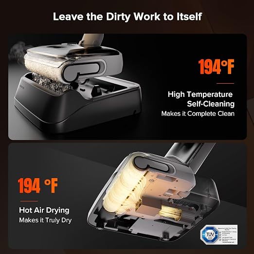 F25 GT Set Wet Dry Vacuum Mop, Wet Dry Vacuum Cleaner Cordless, 20000Pa Floor Cleaner Machine for Tile Hard Floor, alternate