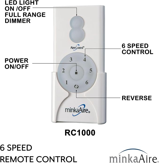 F762L-BN/DK Pierce 65" 3-Blade LED Smart Ceiling Fan - Brushed Nickel and Distressed Koa Finish Blades with Etched Lens