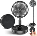 F9 Portable Fan, 10000mAh Rechargeable Battery Powered for Travel Sleeping Camping Bedroom Outdoor, Cordless Floor Desk USB