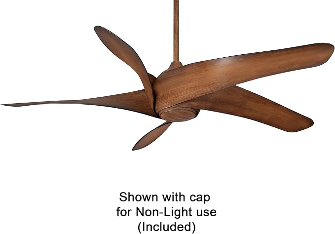 F905L-DK Artemis XL5 62 Inch Ceiling Fan with LED Light and DC Motor in Distressed Koa Finish, alternate product view 2