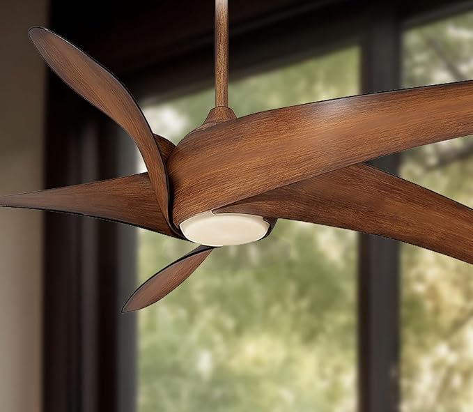 F905L-DK Artemis XL5 62 Inch Ceiling Fan with LED Light and DC Motor in Distressed Koa Finish, alternate product view 5