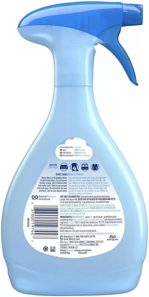 Fabric Refresher Value Pack, Pet Odor Eliminator and Extra Strength Fabric Deodorizer, 27 Fl Oz, Pack of 2, alternate product