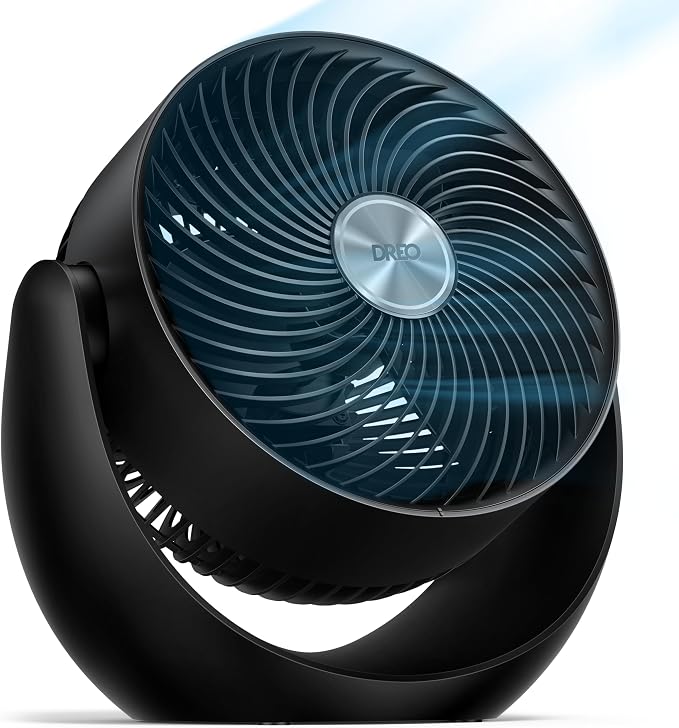 Fan for Bedroom, Floor fans for Whole Room, 40ft Strong Airflow, 120° Adjustable Tilt, 28db Low Noise, Quiet, 11 Inch, 3