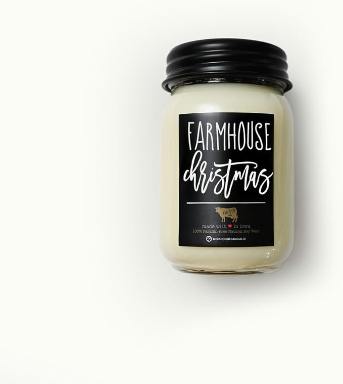 Farmhouse Christmas - 13oz Beeswax and Soy Candles - Farmhouse Collection, alternate product view 3