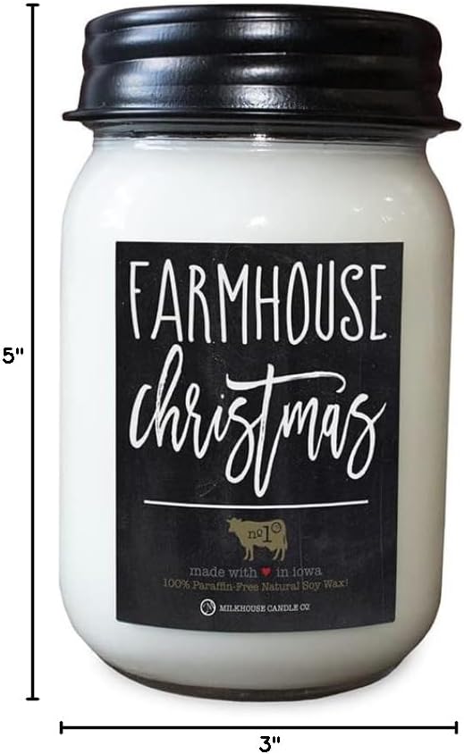 Farmhouse Christmas - 13oz Beeswax and Soy Candles - Farmhouse Collection, alternate product view 8