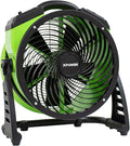 FC-250D DC Motor Heavy Duty Industrial High Velocity Whole Room Air Mover Air Circulator Utility Floor Fan, Variable Speed