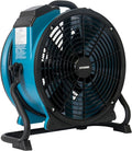 FC-420 Heavy Duty Industrial High Velocity Whole Room Air Mover Air Circulator Utility Shop Floor Fan, 5 Speeds, Timer, 18