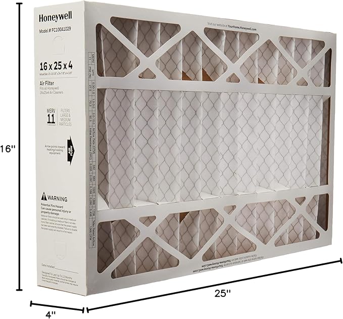 FC100A1029 Air Filter - 16x25x4 - 2-Pack, alternate product view 3