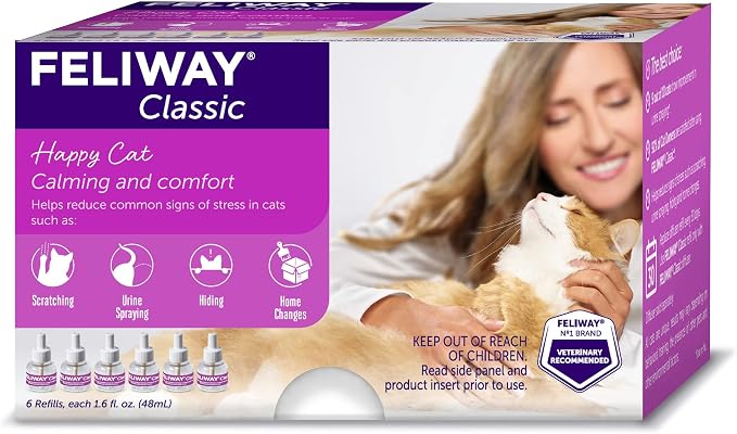 Classic 30 Day Cat Calming Refills for Pheromone Diffuser,48ml Value Pack, alternate product view 2