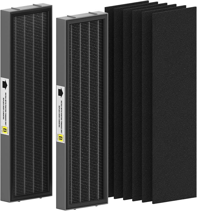 Filter B Smoke Clear HEPA Replacement Compatible with AC4825 AC4300 AC4800 AC4900 AC4850, product image