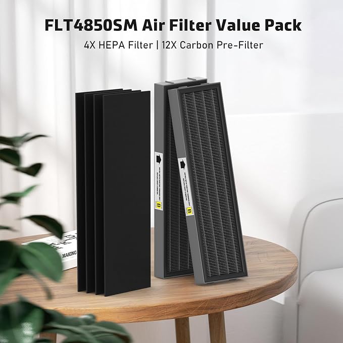 Filter B Smoke Clear HEPA Replacement Compatible with AC4825 AC4300 AC4800 AC4900 AC4850, alternate product view 5