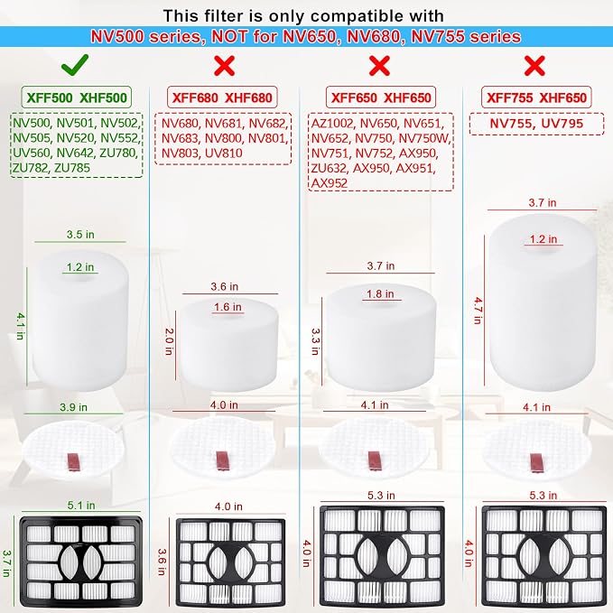 Filter Replacemen Brush Roll Belt and Wheels Parts for Shark Rotator Professional NV500 NV501 NV502 NV505 NV550 UV560 Upright