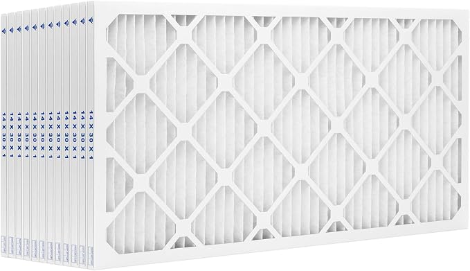 FIlters Merv 10 Standard 14" x 30" x 1" Air Filter for Home, Office, Work HVAC, Furnace Or Heater, Made in USA, 4-Pack 4