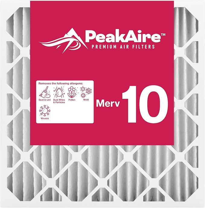 FIlters Merv 10 Standard 24" x 24" x 4" Air Filter for Home, Office, Work HVAC, Furnace Or Heater, Made in USA, 2-Pack 2