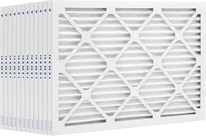 FIlters Merv 12 14" x 20" x 1" Air Filter for Home, Office, Work HVAC, Furnace Or Heater, Made in USA, 4-Pack 4 PACK