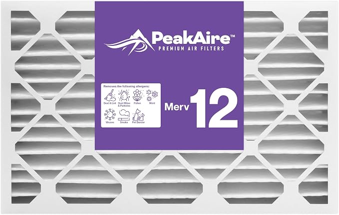 FIlters Merv 12 16" x 24" x 4" Air Filter for Home, Office, Work HVAC, Furnace Or Heater, Made in USA, 2-Pack 2 PACK, product