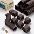 3'' x 9Ft Mini Split Line Set Cover with Flexible Duct, Upgrade PP Decorative Minisplit Lineset Cover