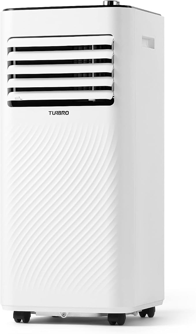Finnmark 10,000 BTU Portable Air Conditioner, Dehumidifier and Fan, 3-in-1 Floor AC Unit for Rooms up to 400 Sq Ft, Sleep