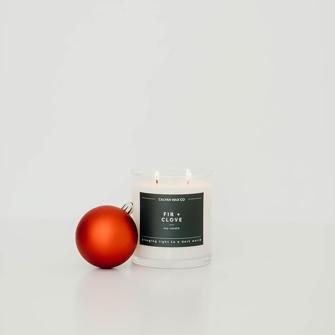 . Fir & Clove 2 Wick Scented Candle - 37 Hour Burn - Luxury made from natural materials Soy Wax Candles, alternate product
