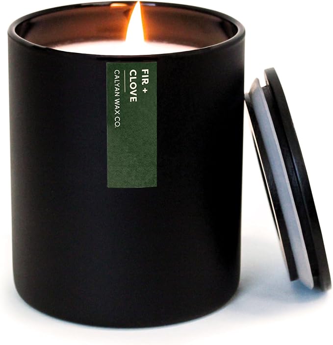 . Fir & Clove Scented Candle - 75 Hour Burn - Luxury made from natural materials Soy Wax Candles, product image