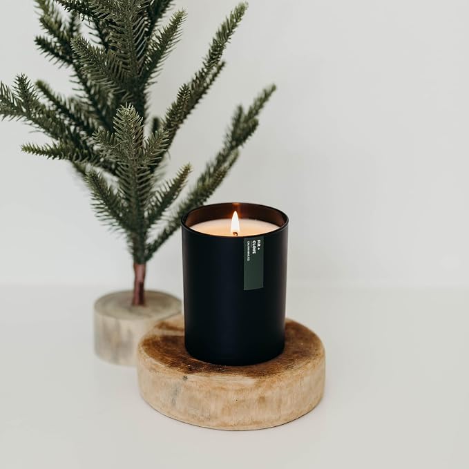 . Fir & Clove Scented Candle - 75 Hour Burn - Luxury made from natural materials Soy Wax Candles, alternate product view 5