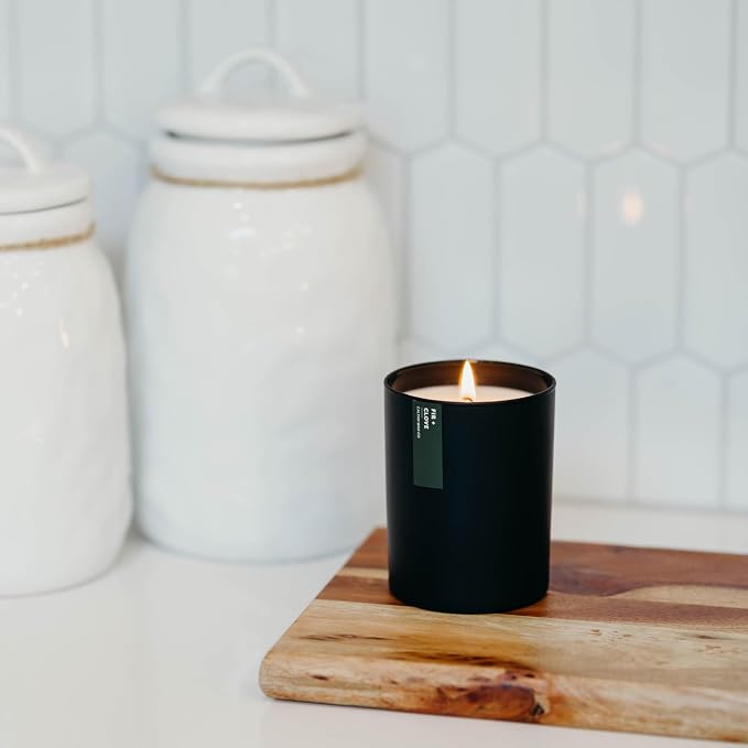 . Fir & Clove Scented Candle - 75 Hour Burn - Luxury made from natural materials Soy Wax Candles, alternate product view 7
