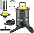 Fireplace Ash Vacuum Cleaner, 4 Gallon Heat Resistant Lightweight Canister Vacuum Cleaner with 1000W Powerful Suction Blowout