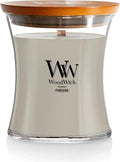 Fireside Holiday Candle Gifts for Women and Men, 9.7 oz Medium Hourglass Candle with Crackling Wick, product image
