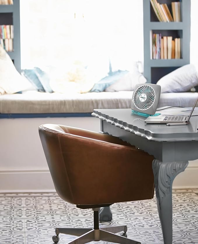 FIT Personal Air Circulator Fan with Fold-Up Design, Directable Airflow, Compact Size, Perfect for Travel or Desktop Use