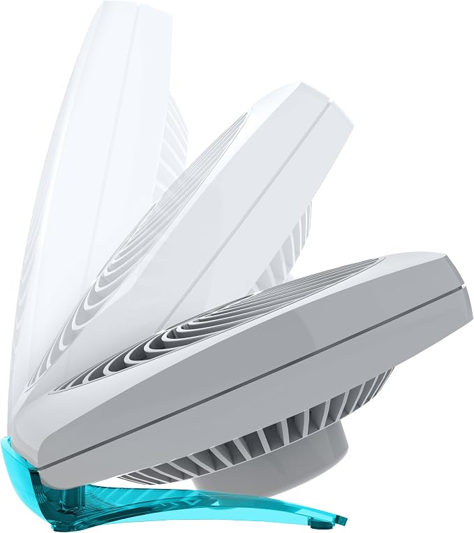 FIT Personal Air Circulator Fan with Fold-Up Design, Directable Airflow, Compact Size, Perfect for Travel or Desktop Use