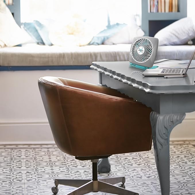 FIT Personal Air Circulator Fan with Fold-Up Design, Directable Airflow, Compact Size, Perfect for Travel or Desktop Use