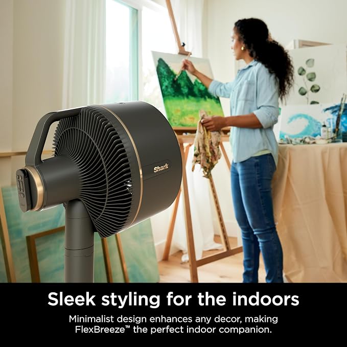 FlexBreeze Fan - Indoor & outdoor oscillating fan, pedestal & tabletop, corded & cordless portable fan with outdoor InstaCool