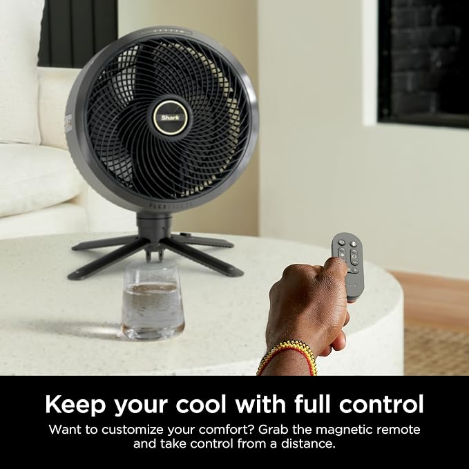 FlexBreeze Fan - Indoor & outdoor oscillating fan, pedestal & tabletop, corded & cordless portable fan with outdoor InstaCool