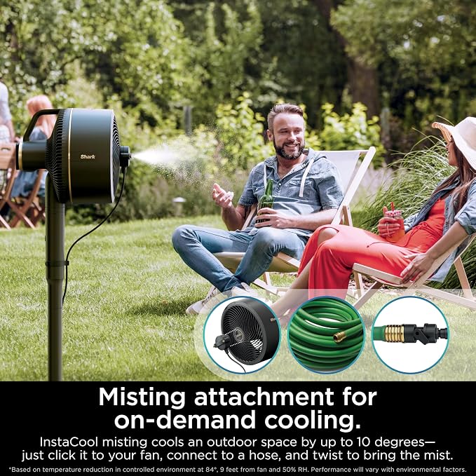 FlexBreeze Pedestal & Tabletop, Indoor & Outdoor, Portable, Oscillating Fan with Remote, Quiet, Powerful, Corded & Cordless