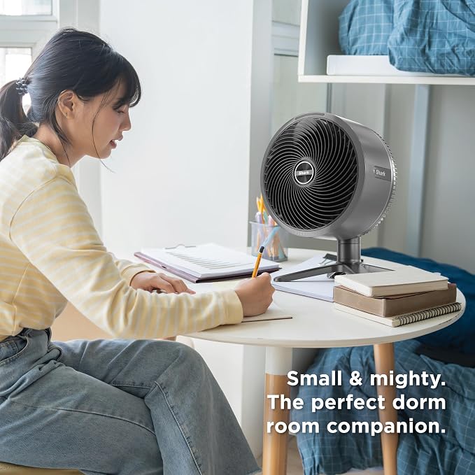 FlexBreeze TableMate Portable Tabletop Fan, Outdoor, Indoor, Corded & Cordless Tabletop Fan, Quiet, Powerful, 70ft Range, Up