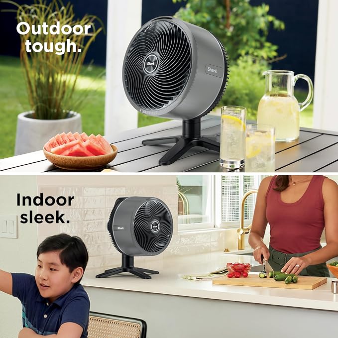 FlexBreeze TableMate Portable Tabletop Fan, Outdoor, Indoor, Corded & Cordless Tabletop Fan, Quiet, Powerful, 70ft Range, Up