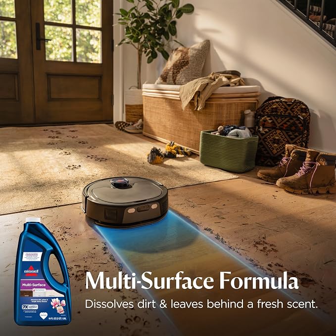 FlexClean FurForce Robot Vacuum & Mop with No Tangle Pet Brush Roll, LiDAR Navigation & Liftable Pad for Pet Hair Removal on