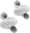 Flexible AC Hose 2 Pack: 5.9" Diameter Counterclockwise AC Hose, Length to 80", Portable Air Conditioner Vent Hose Compatible