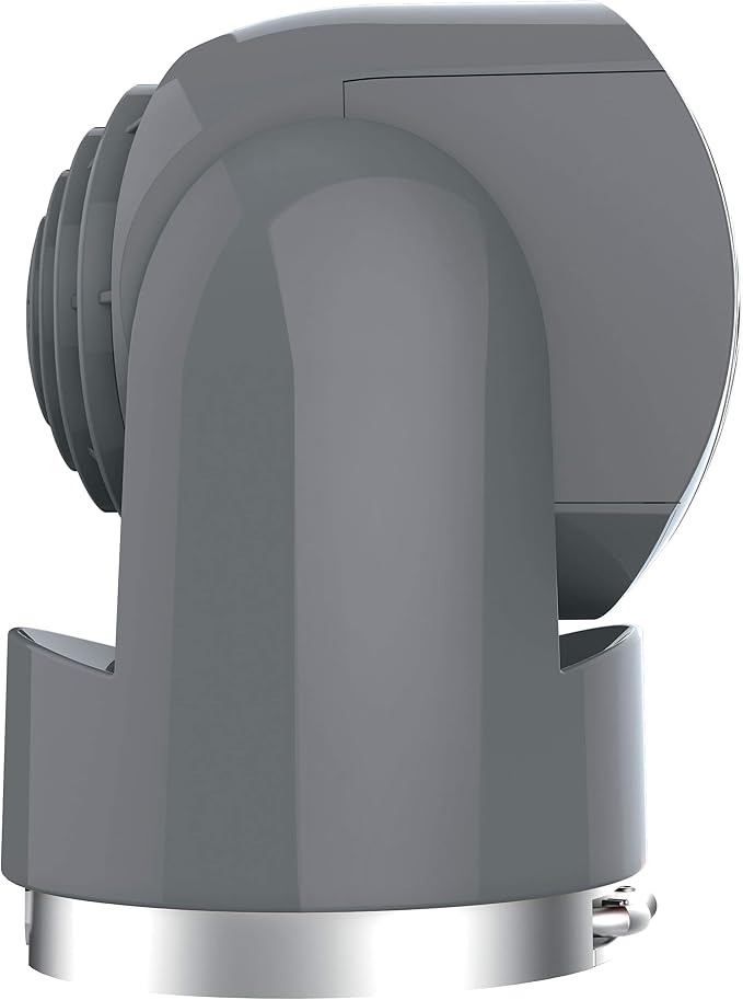 Flippi V6 Compact Air Circulator Fan, Quiet Portable Travel Fan for Office or Bedroom, Adjustable Head, 2 Speeds, Storm Gray