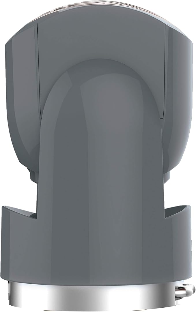 Flippi V6 Compact Air Circulator Fan, Quiet Portable Travel Fan for Office or Bedroom, Adjustable Head, 2 Speeds, Storm Gray