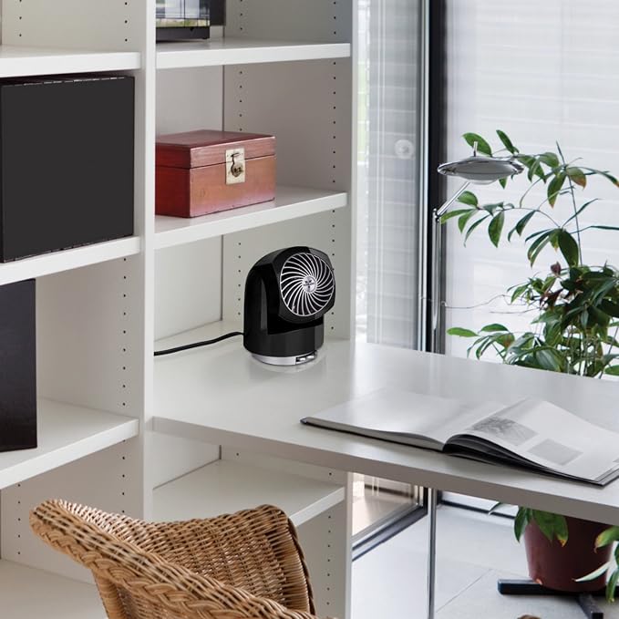 Flippi V6 Personal Air Circulator Fan, Black, alternate product view 5