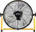 Floor Fan,12“ Battery Fan with Metal Blade and 360° Adjustable Tilting, Portable Operated,DC 5V Rechargeable Cordless Fan for