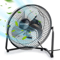 Floor Fan,3-Speed Portable Metal Fan, Fan Quiet for Home,Floor Fan with Adjustable Tilt for Home Office Bedroom,Black (9