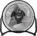 Floor Fan 9 Inch, 3-Speed Portable Metal Fan with Adjustable Tilt, Quiet Small Cradle Floor Fan for Home, Office, Bedroom