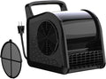 Floor Fan Industrial Blower Fan, 580W Air Mover with 3-Speed Control, 185° Adjustment, 22M/S Max Wind Speed, 10A 120V Outlet