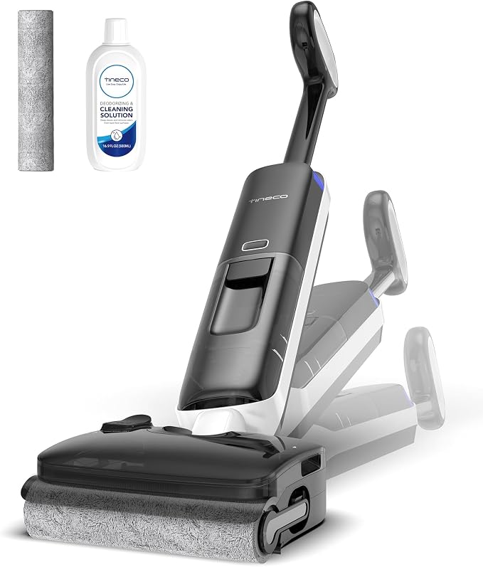 Floor ONE S6 Master Wet Dry Vacuum Cleaner, 20kPa Suction Vacuum Mop with Dual-Edge Cleaning, 45 Min Runtime (Quite Mode)